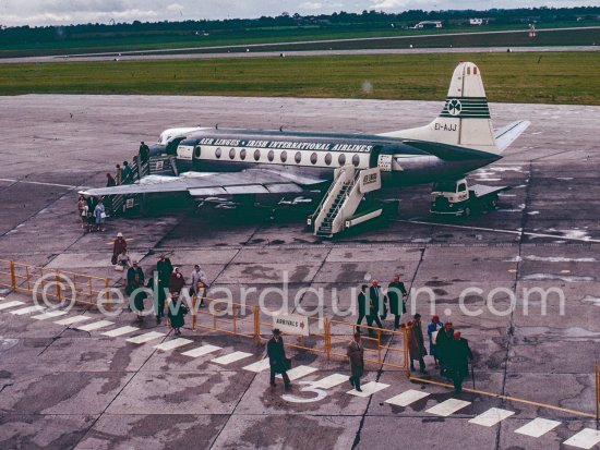 Aer Lingus. Dublin Airport 1963. - Photo by Edward Quinn