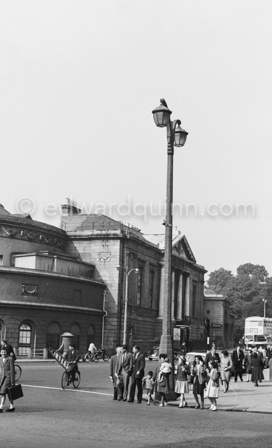 The Rotunda Hospital and the Gate Theatre. Dublin 1963. - Photo by Edward Quinn