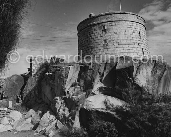 The Sandycove Martello Tower at Seapoint (Sandycove. Dublin 1963. - Photo by Edward Quinn
