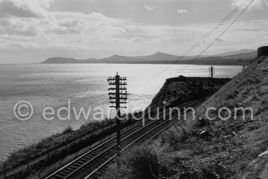The Sugar Loaf Mountains seen from the Vico Road Dalkey. Dublin 1963. - Photo by Edward Quinn