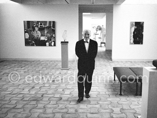 Marc Chagall at the inauguration of the Fondation Maeght in Saint-Paul-de-Vence 1964. - Photo by Edward Quinn