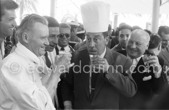 Fernandel. Cannes 1956. - Photo by Edward Quinn