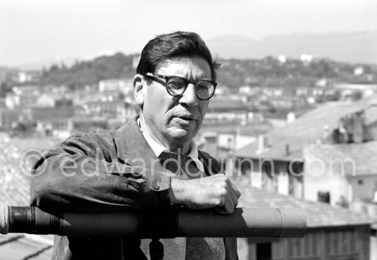 American novelist Paul Gallico ("The Snow Goose") at his home in Antibes 1962. - Photo by Edward Quinn