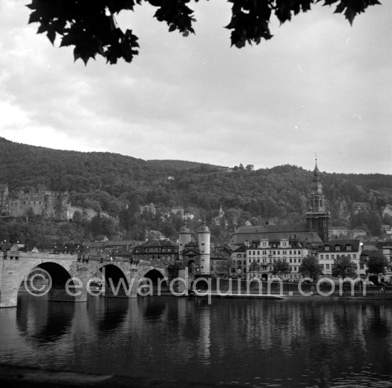 Heidelberg 1953. - Photo by Edward Quinn
