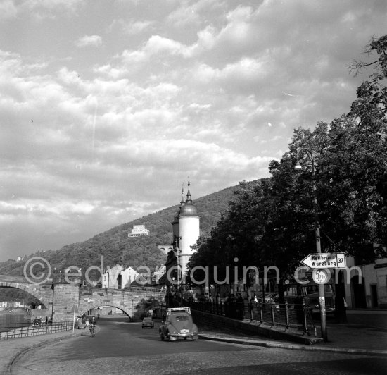 Heidelberg 1953. - Photo by Edward Quinn