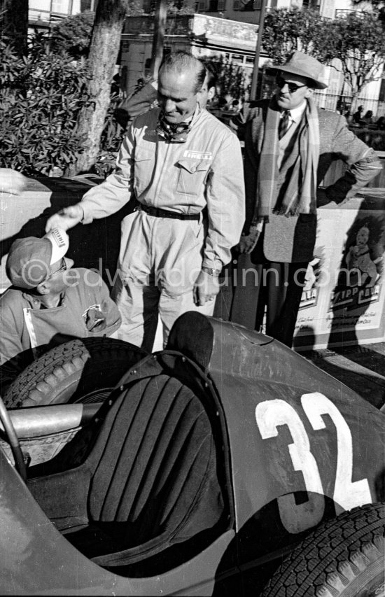 Giuseppe "Nino" Farina (32), Alfa Romeo 158 Alfetta. Monaco Grand Prix 1950. - Photo by Edward Quinn