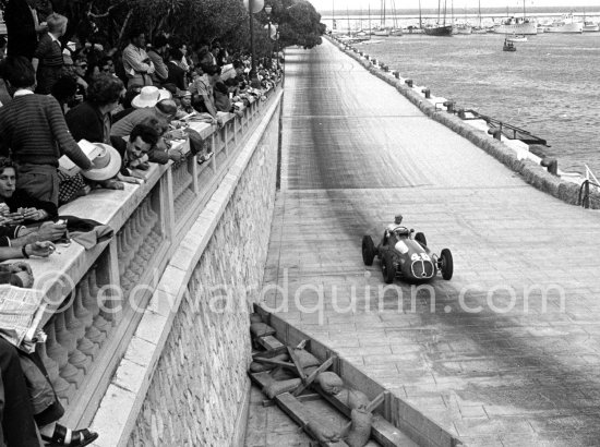 Louis Chiron, (48) Maserati 4CLT. Monaco Grand Prix 1950. - Photo by Edward Quinn