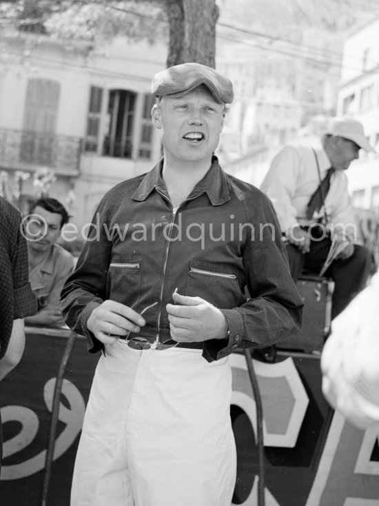 Mike Hawthorn. Monaco Grand Prix 1958. - Photo by Edward Quinn