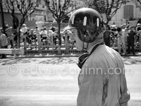 Graham Hill. Monaco Grand Prix 1961. - Photo by Edward Quinn