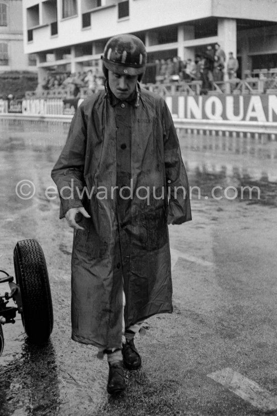Graham Hill. Monaco Grand Prix 1962. - Photo by Edward Quinn