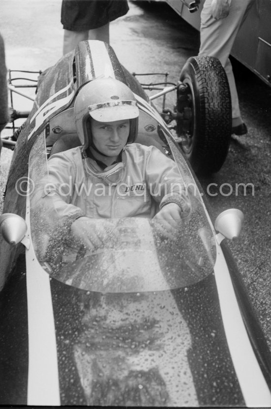 Bruce McLaren, (14) Cooper T60. Winner of the race. Monaco Grand Prix 1962. - Photo by Edward Quinn