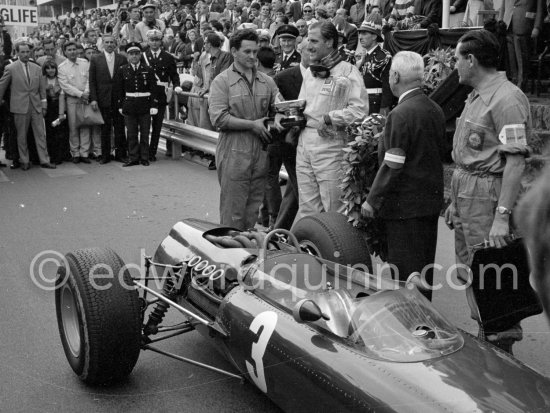 Graham Hill, (3) BRM P261. Monaco Grand Prix 1965. - Photo by Edward Quinn