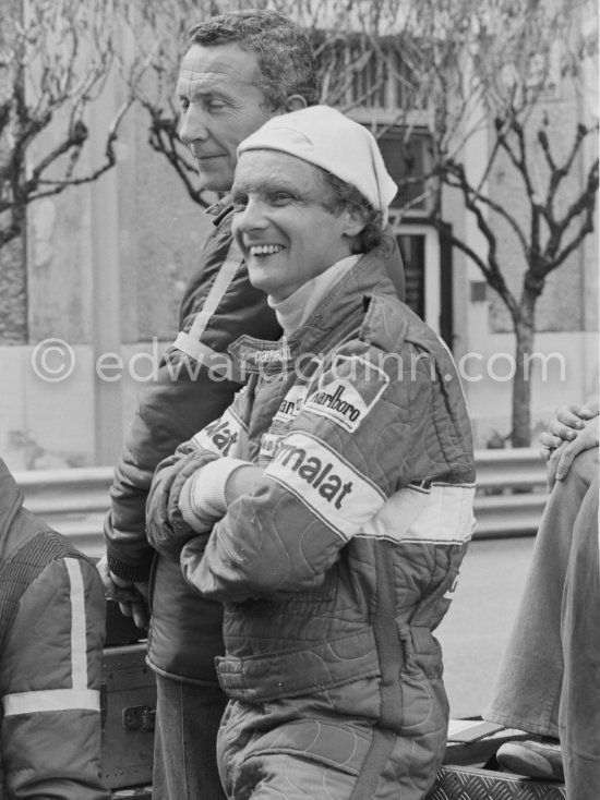 Niki Lauda. Monaco Grand Prix 1978. - Photo by Edward Quinn