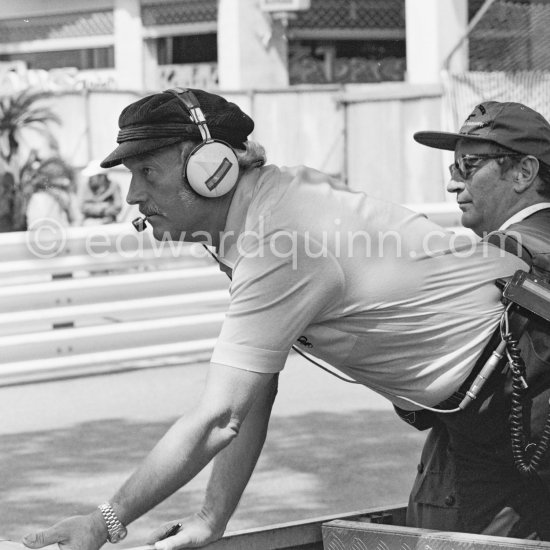 Colin Chapman, founder of Lotus Cars. Monaco Grand Prix 1978. - Photo by Edward Quinn