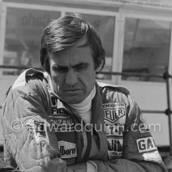 Carlos Reutmann. Monaco Grand Prix 1978. - Photo by Edward Quinn
