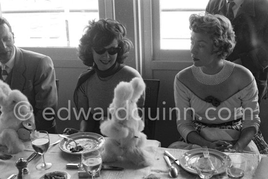 Susan Hayward. Cannes Festival 1956. - Photo by Edward Quinn