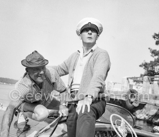 Danny Kaye, Cannes Film Festival 1955. - Photo by Edward Quinn