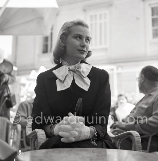 Grace Kelly. Cannes Film Festival 1955. - Photo by Edward Quinn