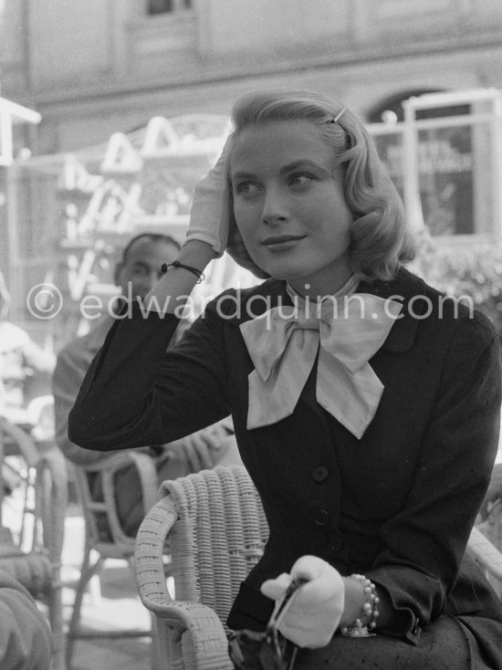 Grace Kelly. Cannes Film Festival 1955 - Photo by Edward Quinn