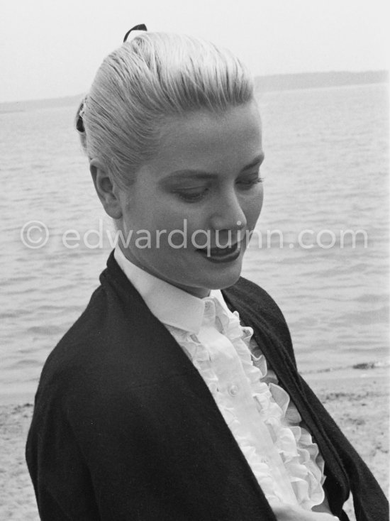Grace Kelly. Cannes Film Festival 1955. - Photo by Edward Quinn