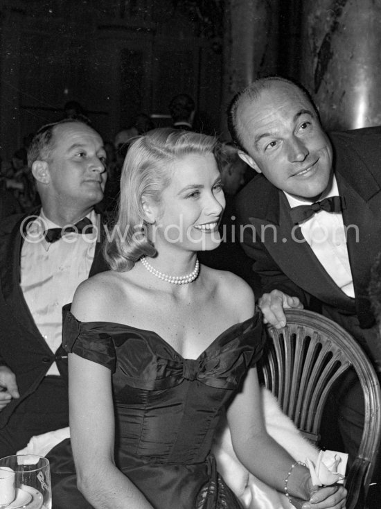 Grace Kelly and Gene Kelly. Cannes Film Festival gala evening. Cannes 1955. - Photo by Edward Quinn