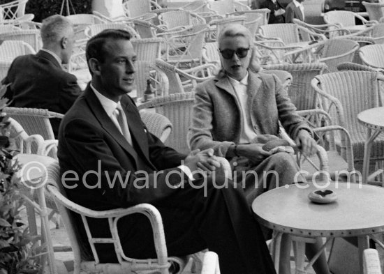 Grace Kelly and Gordon White. Cannes Film Festival 1955 - Photo by Edward Quinn