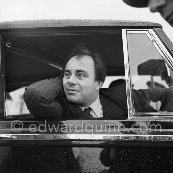Prince Aly Khan. Nice Airport 1952. - Photo by Edward Quinn