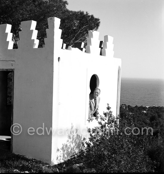 Somerset Maugham bought the property in 1926 from a bishop and created one of the most beautiful artistic gardens in the world. Villa Mauresque, Saint-Jean-Cap-Ferrat 1954. - Photo by Edward Quinn