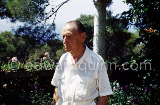 Somerset Maugham lived at his Villa Mauresque in Saint-Jean-Cap-Ferrat. He bought the property in 1926 from a bishop and created one of the most beautiful artistic gardens in the world. Saint-Jean-Cap-Ferrat 1960. - Photo by Edward Quinn
