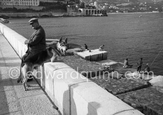 Both in a good mood. Monaco 1951 - Photo by Edward Quinn