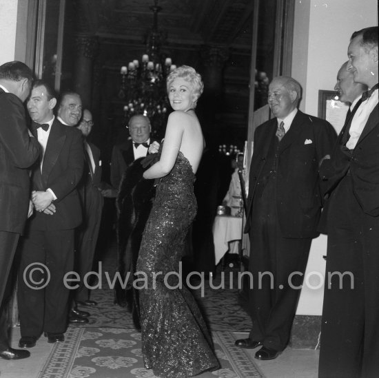 Kim Novak at Cannes in 1956, the year she was voted American number one box-ofﬁce star and Queen of the Cannes Film Festival. - Photo by Edward Quinn