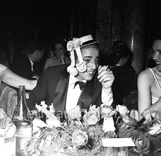 Aristotle Onassis. New Year’s Eve gala 1955/1956. Monte Carlo 1955. - Photo by Edward Quinn