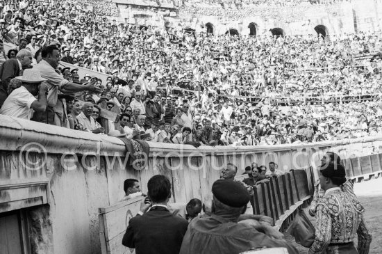 Luis Miguel Dominguin. Nîmes 1960. A bullfight Pablo Picasso attended. - Photo by Edward Quinn