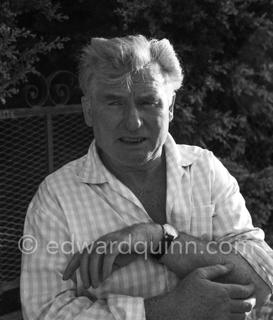 Edouard Pignon. Vallauris 1960. - Photo by Edward Quinn