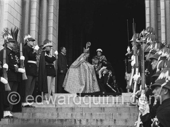 Prince Rainier and Princess Grace. Monegasque Fête Nationale. Monaco 1960 - Photo by Edward Quinn
