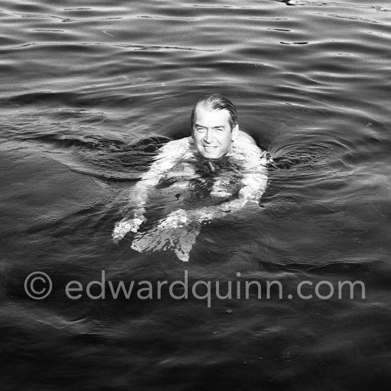 James Stewart. Beaulieu-sur-Mer 1954. - Photo by Edward Quinn