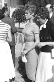 Brigitte Bardot and Edwige Feuillère. Cannes Film Festival 1956. - Photo by Edward Quinn