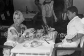 Brigitte Bardot and Sacha Distel. Saint-Tropez 1958. - Photo by Edward Quinn