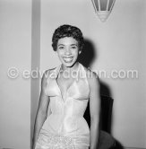 Shirley Bassey, Jazz Singer. Monte Carlo Polio Gala 1957. - Photo by Edward Quinn