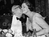 Prince Aga Khan and the Begum. New Year’s Eve gala. Monte Carlo 1956. - Photo by Edward Quinn
