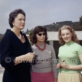 Begum Aga Khan, Tatiana Samoilova and Lina Youdina. Cannes 1958. - Photo by Edward Quinn