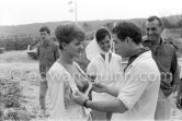 Claude Brasseur and Sylvia Sorrente. Saint-Tropez 1960. - Photo by Edward Quinn