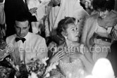 More than 1000 people assisted the Monte Carlo gala evening in aid of the polio victims in 1955. Amongst the guests was Martine Carol. - Photo by Edward Quinn