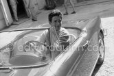 Jacques Charrier. Studios de la Victorine, Nice 1958. Car: Alfa Giulietta Spider - Photo by Edward Quinn