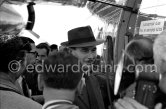 Edmond Murray (Sir Winston Churchill’s Scotland Yard bodyguard). Departure at Nice Airport 1955. - Photo by Edward Quinn