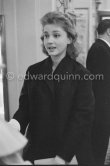 Isabelle Corey. Cannes Film Festival 1956. - Photo by Edward Quinn