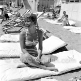 Doris Day. Cannes Film Festival 1955. - Photo by Edward Quinn