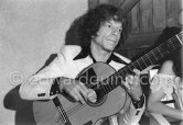 Manitas de Plata (Little Silverhands), flamenco guitarist. Saint-Tropez 1978. - Photo by Edward Quinn