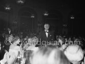 Vittorio de Sica at a gala dinner during the Cannes Film Festival 1953. - Photo by Edward Quinn