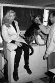 Swedish actress Anita Ekberg at an animal shelter in Nice 1960. - Photo by Edward Quinn